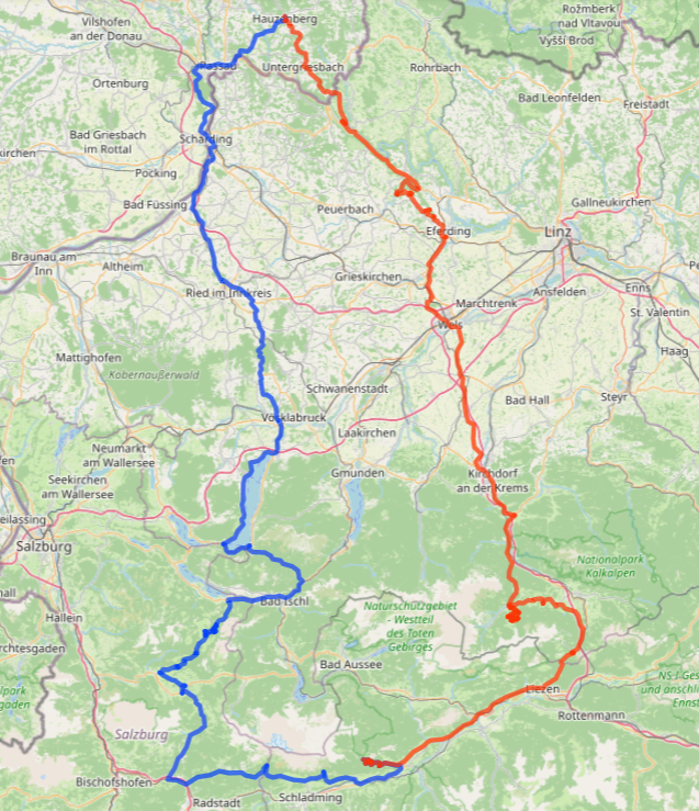 gpx.Studio Gesamt-Tourbild